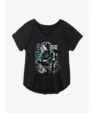 Exclusive Price Marvel The Falcon And The Winter Soldier Sharon Carter Girls Plus Size T-Shirt $9.02 T-Shirts