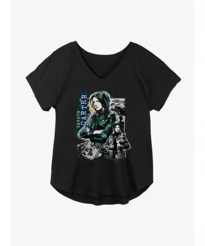 Exclusive Price Marvel The Falcon And The Winter Soldier Sharon Carter Girls Plus Size T-Shirt $9.02 T-Shirts