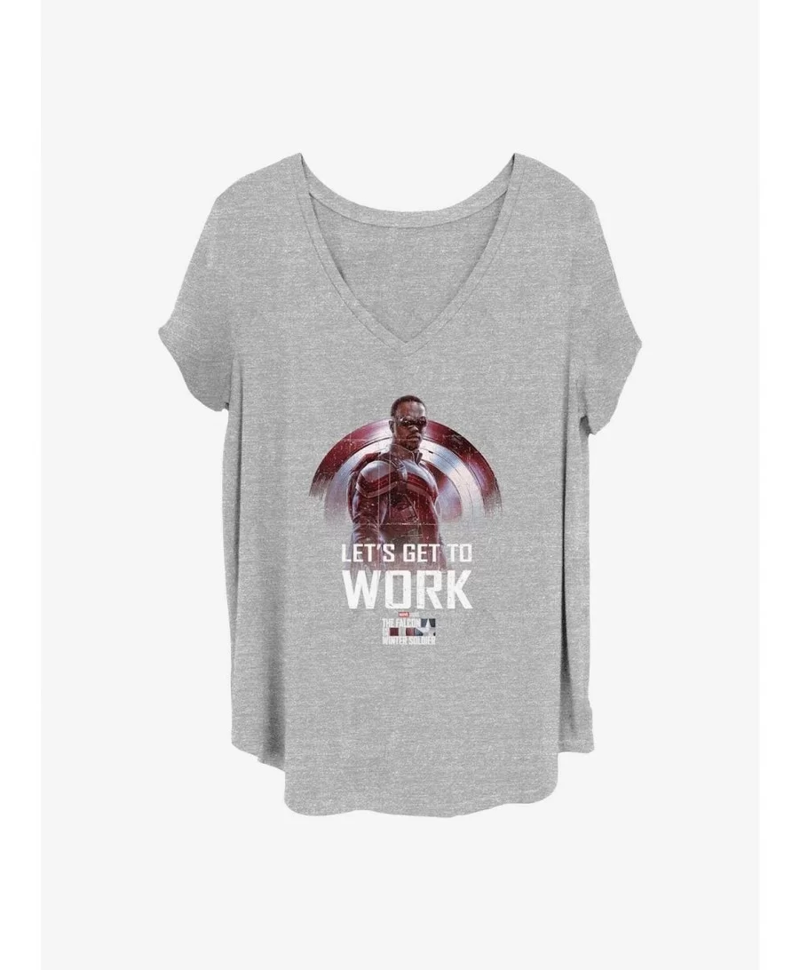 Unique Marvel The Falcon and the Winter Soldier I'm In Charge Girls T-Shirt Plus Size $9.94 T-Shirts