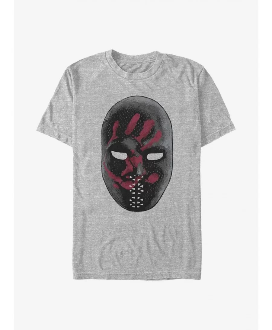 Cheap Sale Marvel The Falcon And The Winter Soldier Flag Smashers Mask T-Shirt $6.52 T-Shirts