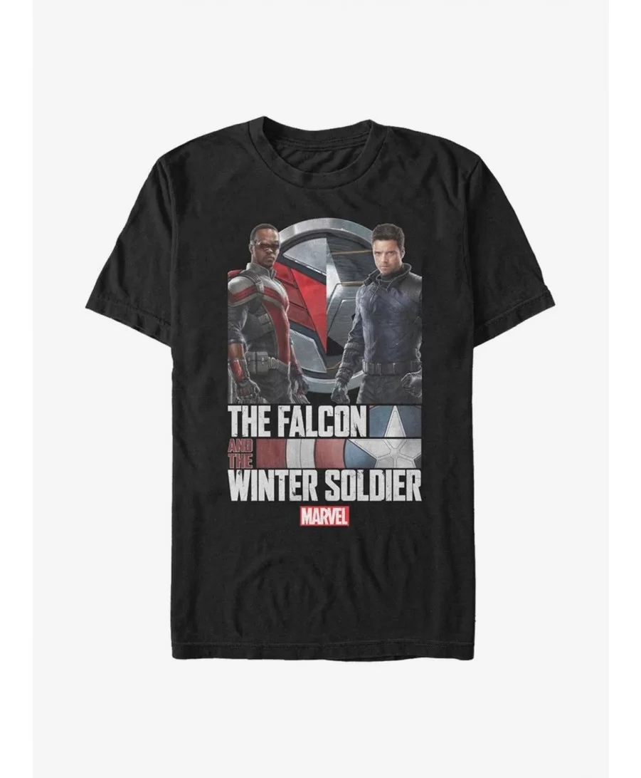 Special Marvel The Falcon And The Winter Soldier Photo Real T-Shirt $7.14 T-Shirts