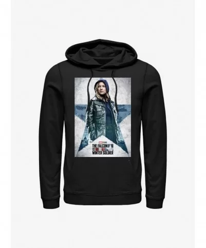 Limited Time Special Marvel The Falcon And The Winter Soldier Carter Poster Hoodie $17.24 Hoodies