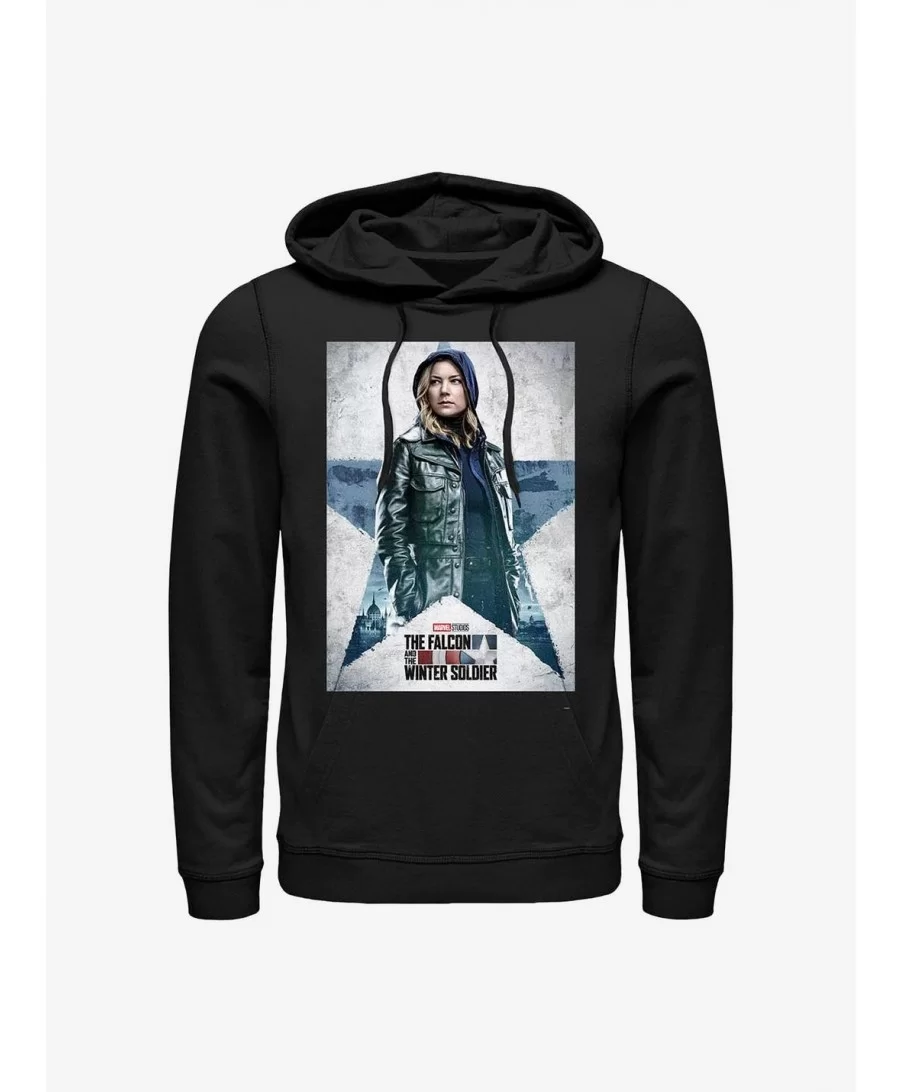 Limited Time Special Marvel The Falcon And The Winter Soldier Carter Poster Hoodie $17.24 Hoodies