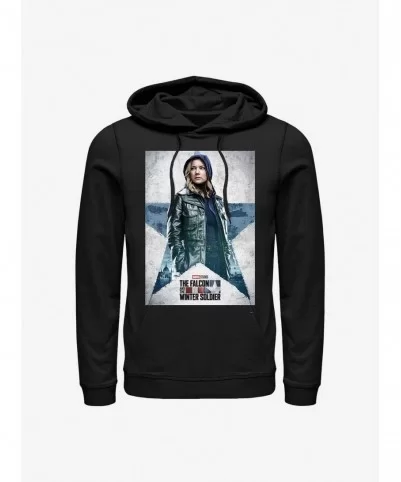 Limited Time Special Marvel The Falcon And The Winter Soldier Carter Poster Hoodie $17.24 Hoodies