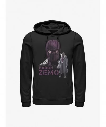 Unique Marvel The Falcon And The Winter Soldier Masked Zemo Hoodie $13.29 Hoodies