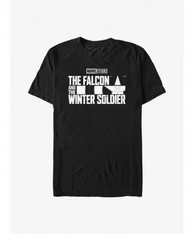 Hot Selling Marvel The Falcon And The Winter Soldier Logo T-Shirt $5.59 T-Shirts