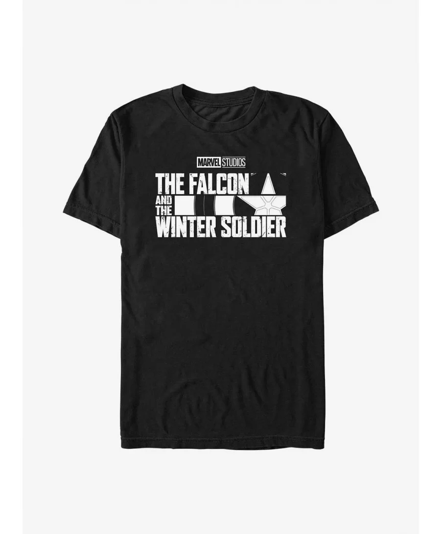 Hot Selling Marvel The Falcon And The Winter Soldier Logo T-Shirt $5.59 T-Shirts