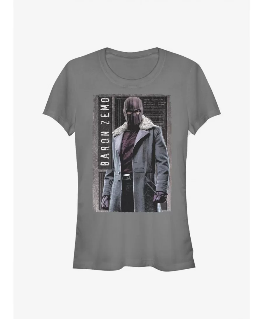 Discount Marvel The Falcon And The Winter Soldier Baron Panel Girls T-Shirt $5.02 T-Shirts