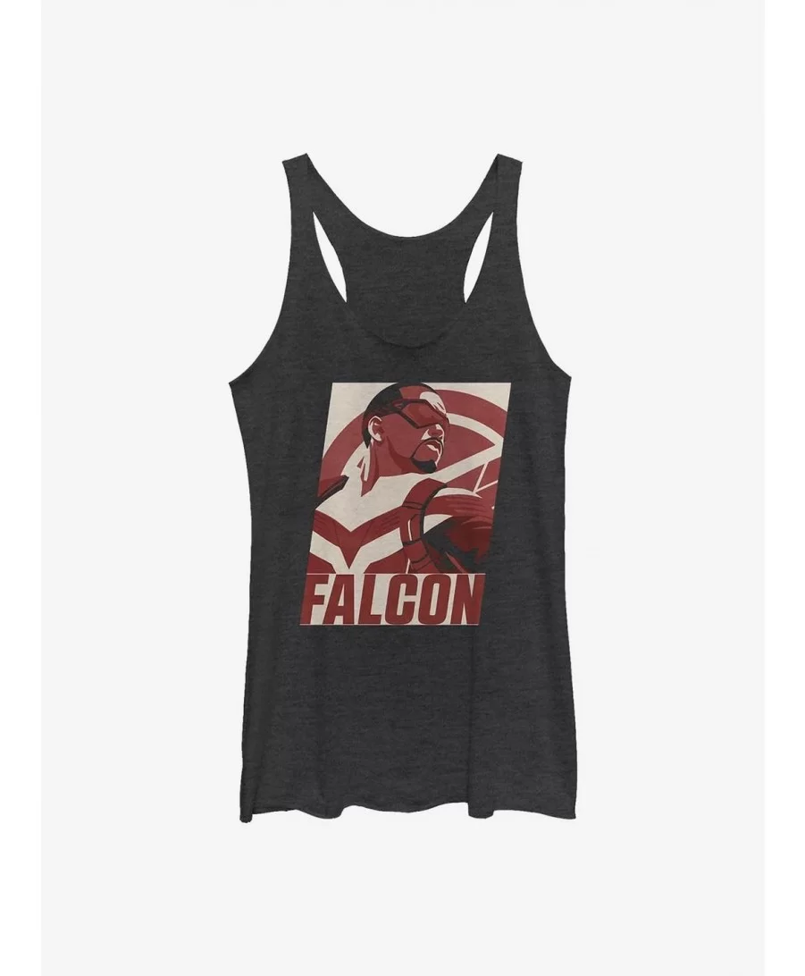 Hot Sale Marvel The Falcon And The Winter Soldier Falcon Poster Girls Tank $7.25 Tanks