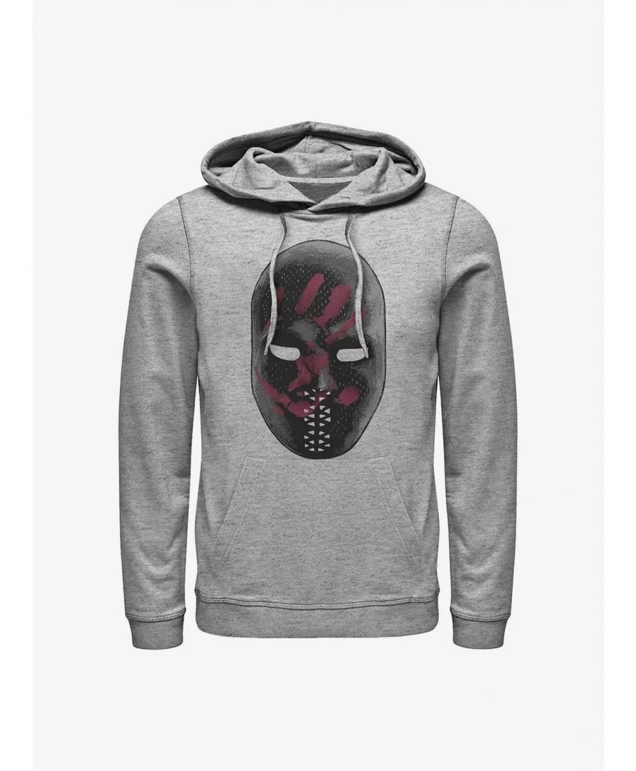 Value Item Marvel The Falcon And The Winter Soldier Large Mask Hoodie $17.96 Hoodies