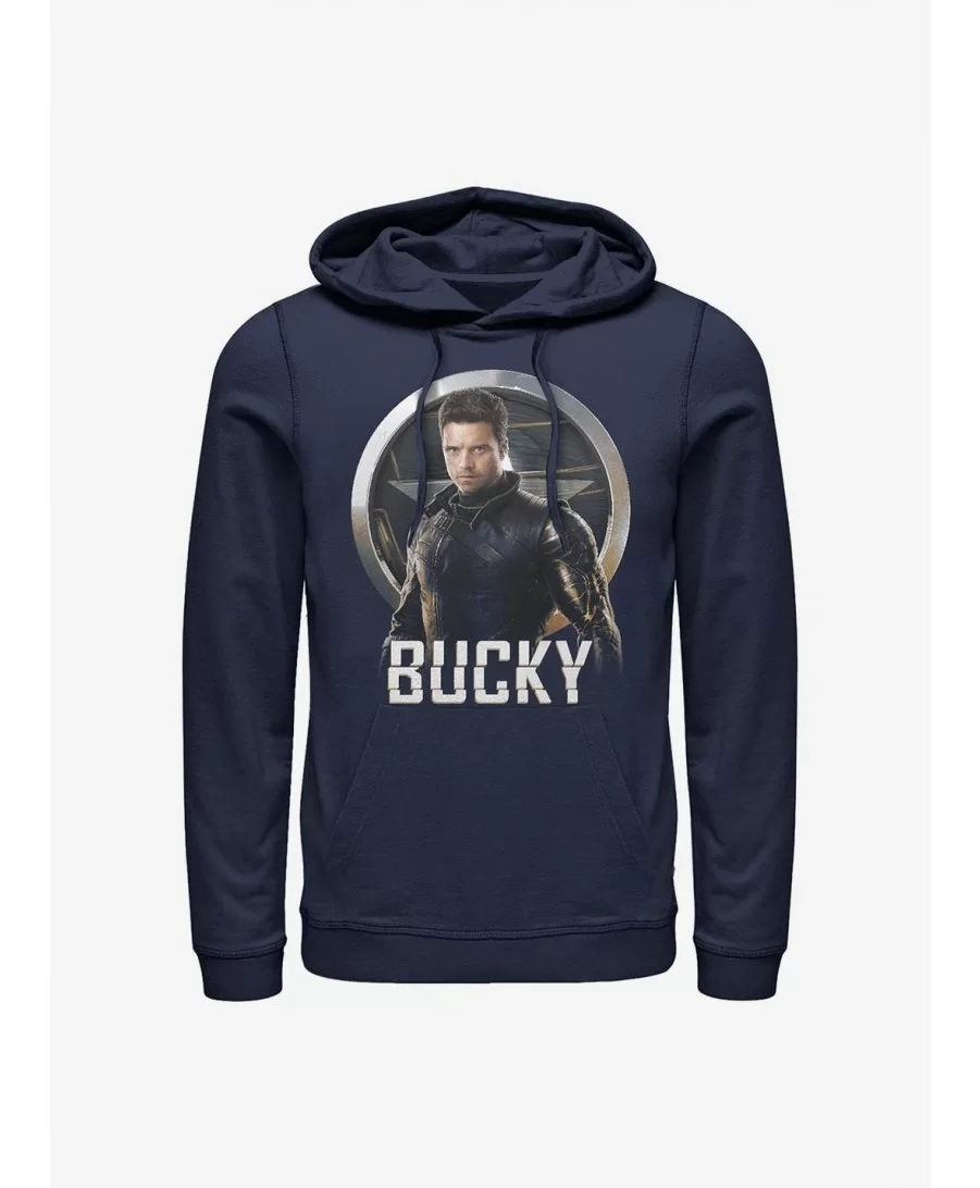 Exclusive Marvel The Falcon And The Winter Soldier Soldiers Arm Bucky Hoodie $16.16 Hoodies