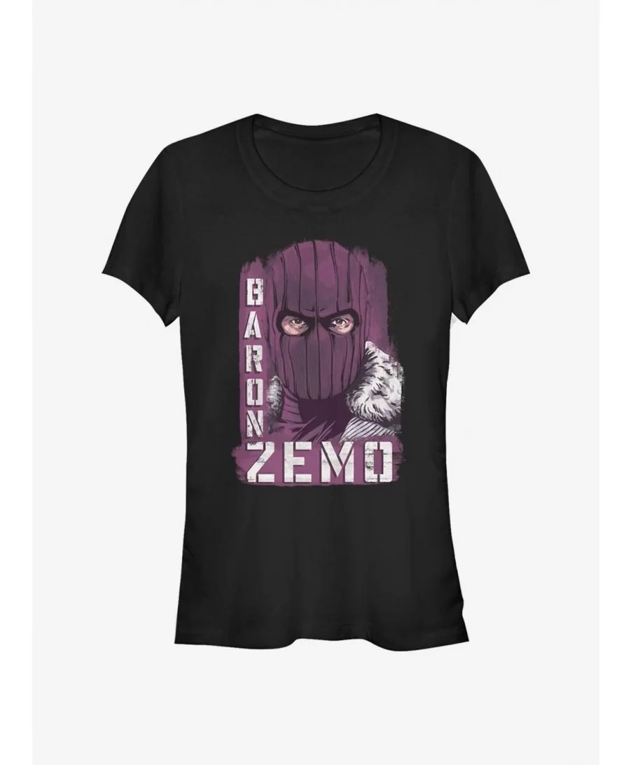 Hot Selling Marvel The Falcon And The Winter Soldier Named Baron Zemo Girls T-Shirt $8.09 T-Shirts