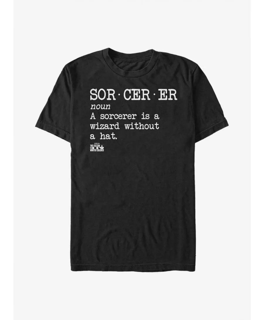 Pre-sale Discount Marvel The Falcon And The Winter Soldier Sorcerer Definition T-Shirt $4.97 T-Shirts