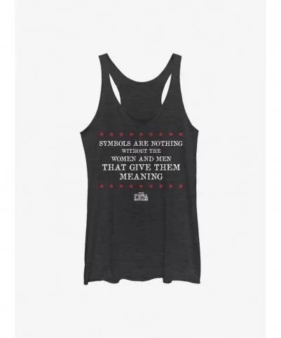 Trendy Marvel The Falcon And The Winter Soldier Symbols Are Nothing Girls Tank $9.32 Tanks