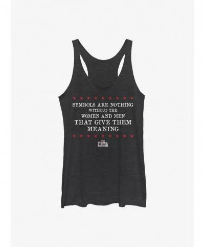 Trendy Marvel The Falcon And The Winter Soldier Symbols Are Nothing Girls Tank $9.32 Tanks