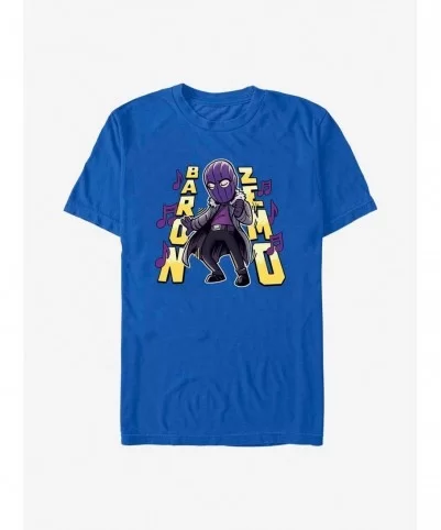 New Arrival Marvel The Falcon And The Winter Soldier Baron Zemo Cartoon T-Shirt $5.12 T-Shirts