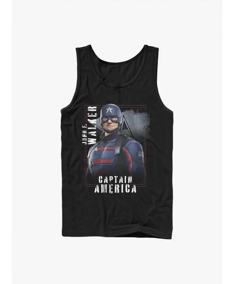 Flash Deal Marvel The Falcon And The Winter Soldier Captain America John F. Walker Tank $9.36 Tanks