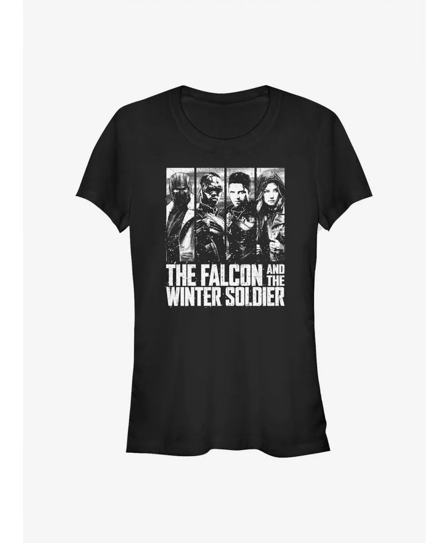 Premium Marvel The Falcon And The Winter Soldier Characters Girls T-Shirt $5.66 T-Shirts