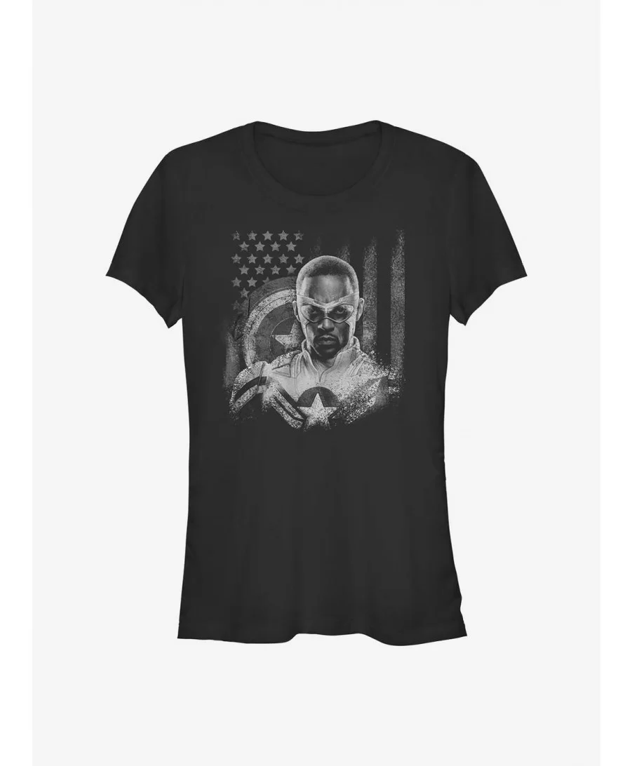 Value Item Marvel The Falcon And The Winter Soldier Fighting Falcon Girls T-Shirt $5.66 T-Shirts