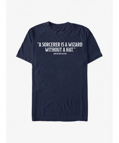 Pre-sale Marvel The Falcon And The Winter Soldier A Wizard Without A Hat Quote T-Shirt $6.52 T-Shirts