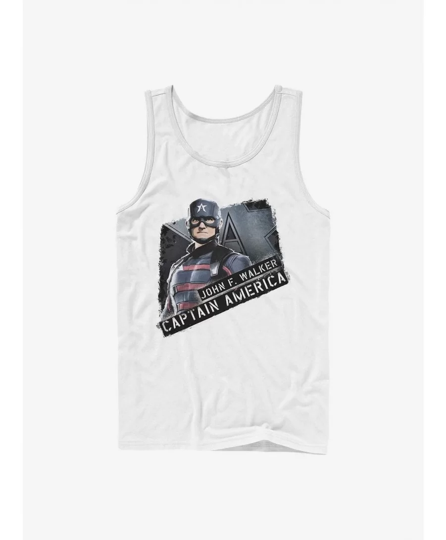 Sale Item Marvel The Falcon And The Winter Soldier Captain John Walker Tank $6.18 Tanks