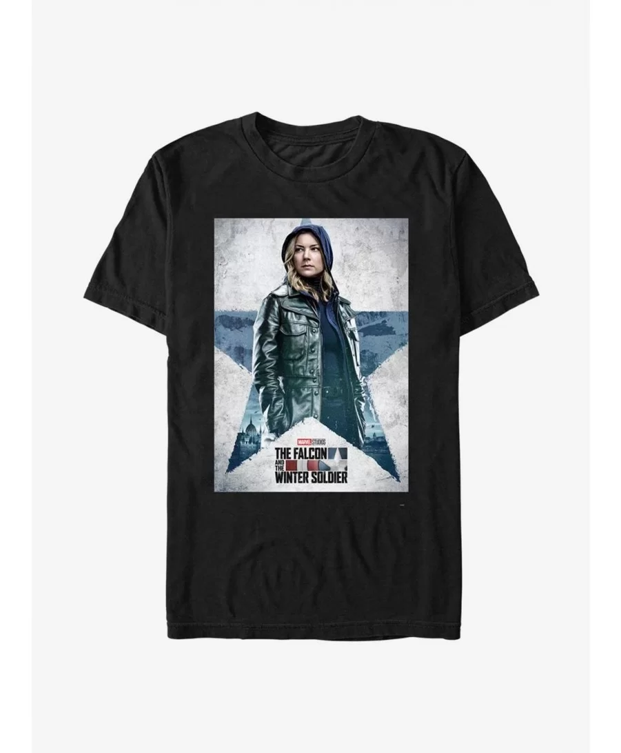 Trendy Marvel The Falcon And The Winter Soldier Carter Poster T-Shirt $7.14 T-Shirts