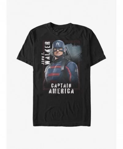 Limited Time Special Marvel The Falcon And The Winter Soldier Captain America T-Shirt $7.77 T-Shirts