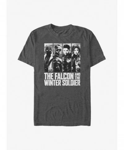 Value Item Marvel The Falcon And The Winter Soldier Characters T-Shirt $5.75 T-Shirts