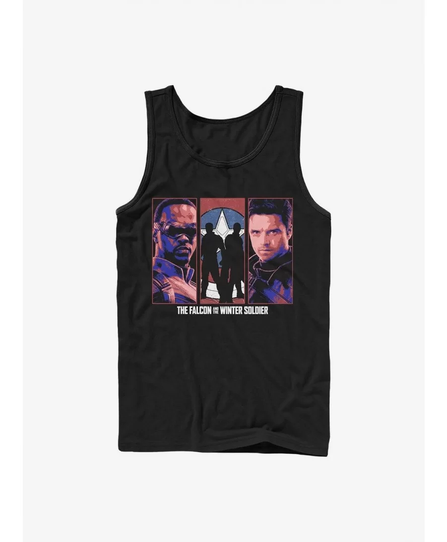 Crazy Deals Marvel The Falcon And The Winter Soldier Falcon Winter Soldier Group Tank $7.17 Tanks