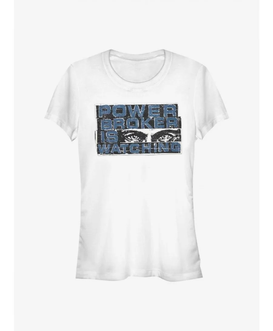 Unique Marvel The Falcon And The Winter Soldier Power Broker Eyes Girls T-Shirt $6.80 T-Shirts